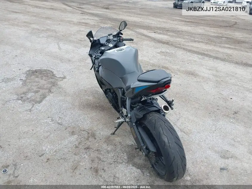 2025 Kawasaki Zx636 K VIN: JKBZXJJ12SA021810 Lot: 42397583