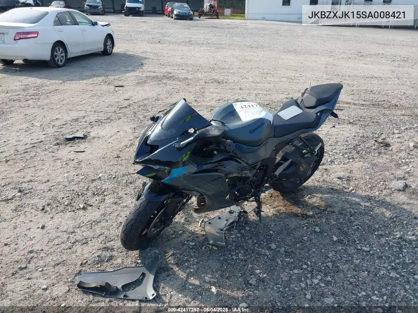 2025 Kawasaki Zx636 K VIN: JKBZXJK15SA008421 Lot: 42417257