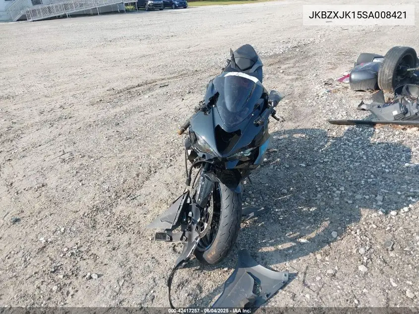 2025 Kawasaki Zx636 K VIN: JKBZXJK15SA008421 Lot: 42417257