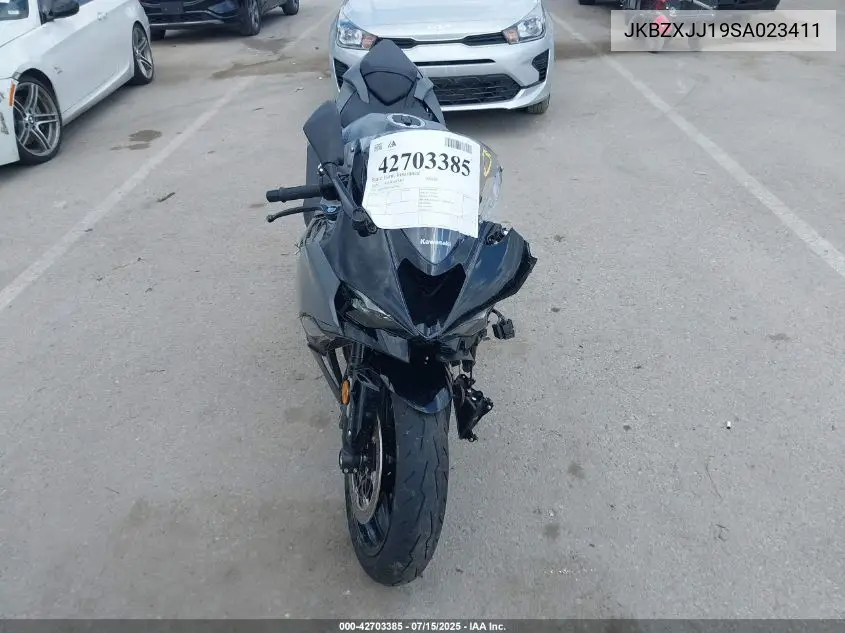 2025 Kawasaki Zx636 K VIN: JKBZXJJ19SA023411 Lot: 42703385