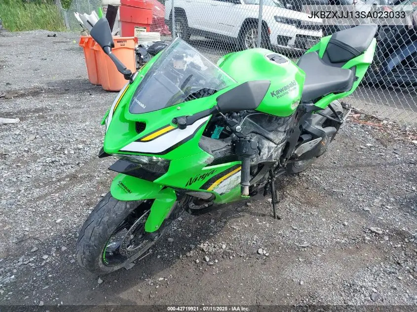 2025 Kawasaki Zx636 K VIN: JKBZXJJ13SA023033 Lot: 42719921