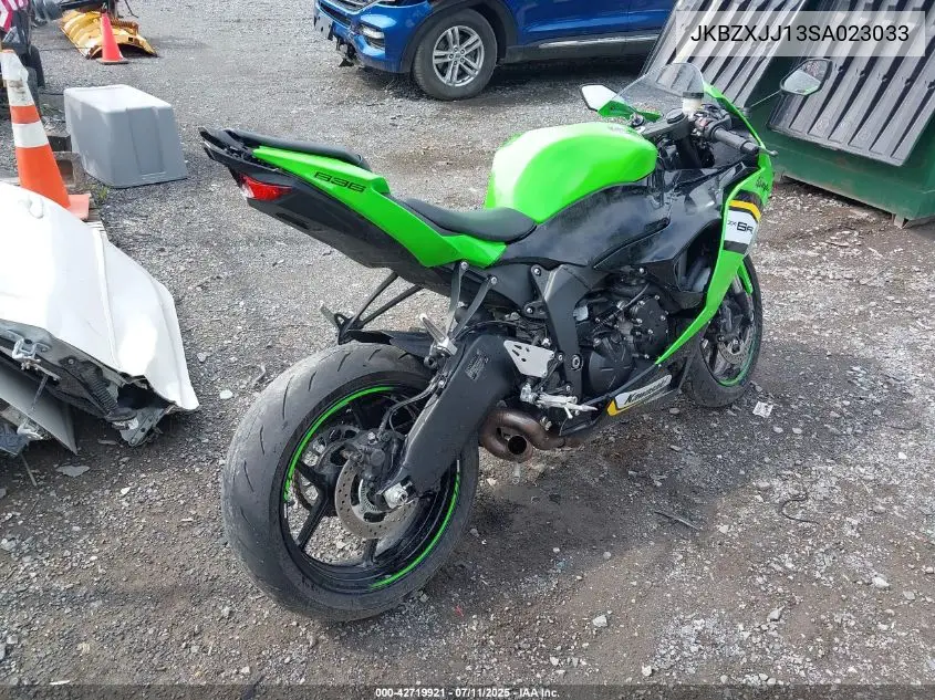 2025 Kawasaki Zx636 K VIN: JKBZXJJ13SA023033 Lot: 42719921