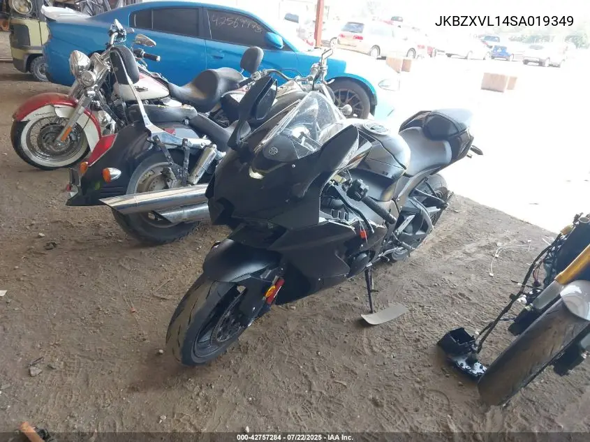 2025 Kawasaki Zx1002 L VIN: JKBZXVL14SA019349 Lot: 42757284