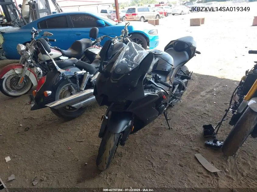 2025 Kawasaki Zx1002 L VIN: JKBZXVL14SA019349 Lot: 42757284