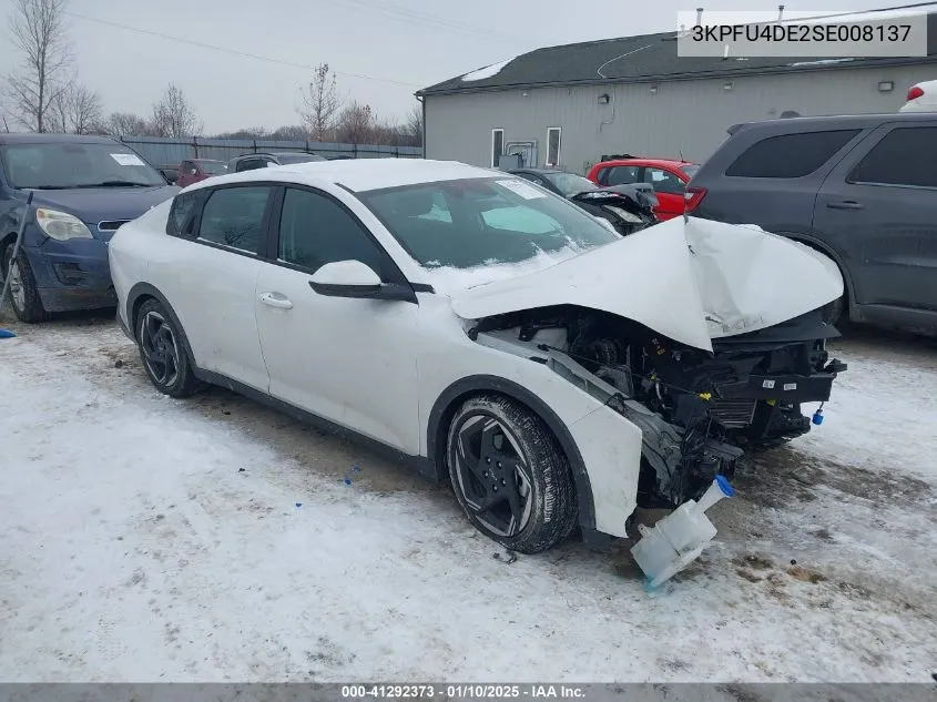 2025 Kia K4 Ex VIN: 3KPFU4DE2SE008137 Lot: 41292373