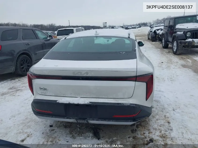 2025 Kia K4 Ex VIN: 3KPFU4DE2SE008137 Lot: 41292373