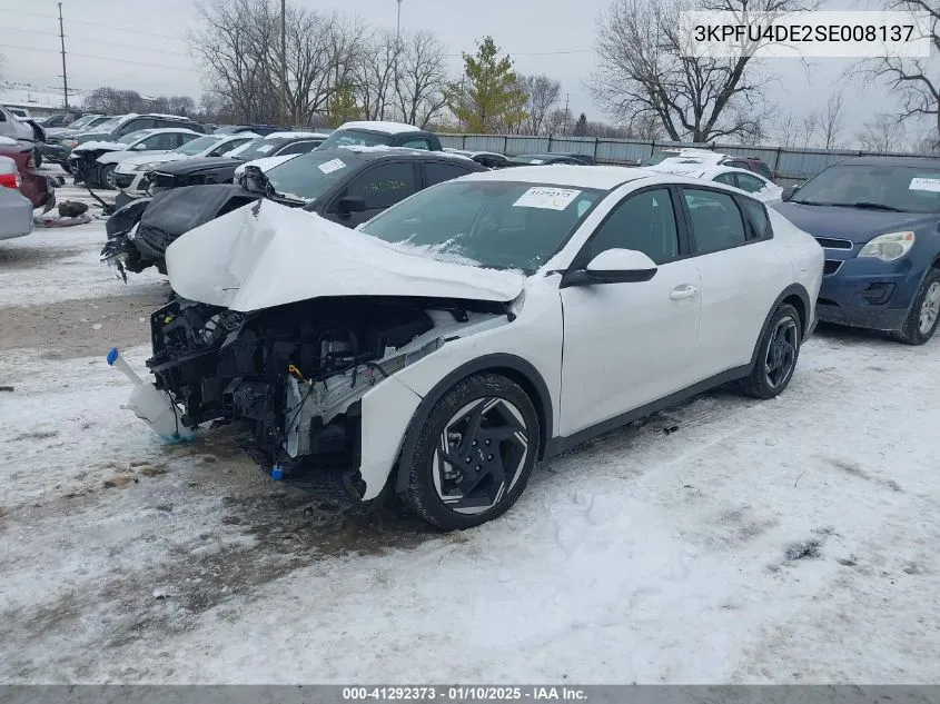 2025 Kia K4 Ex VIN: 3KPFU4DE2SE008137 Lot: 41292373