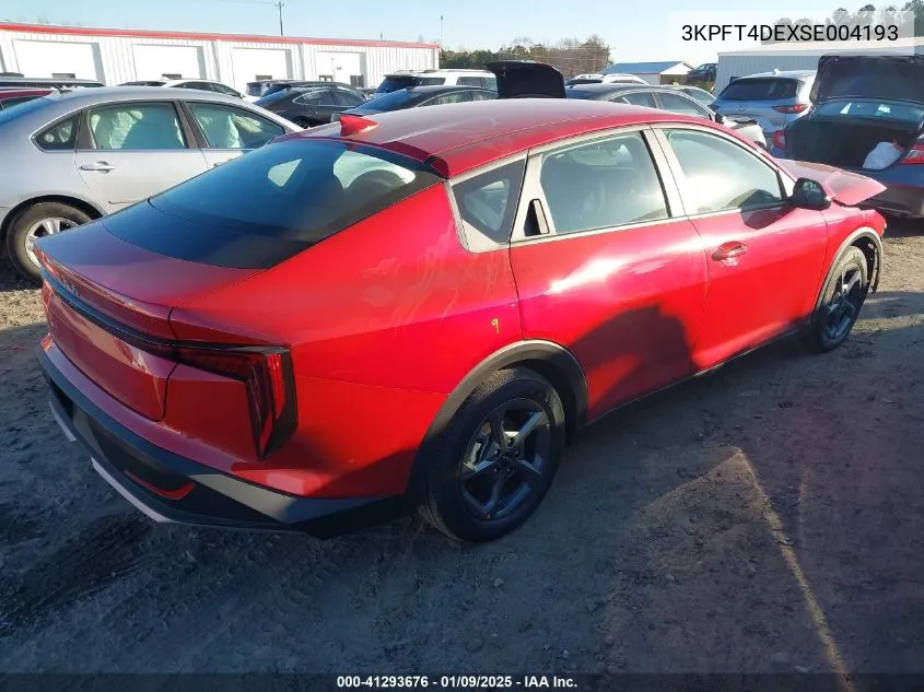 2025 Kia K4 Lxs VIN: 3KPFT4DEXSE004193 Lot: 41293676