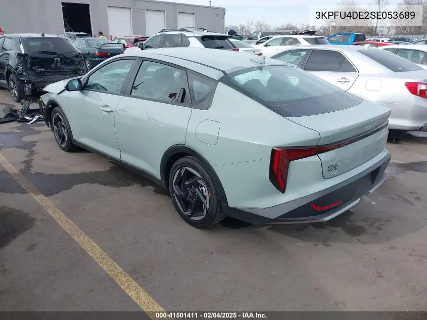 2025 Kia K4 Ex VIN: 3KPFU4DE2SE053689 Lot: 41501411