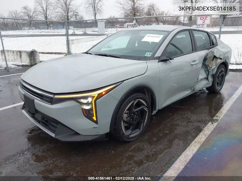 2025 Kia K4 Ex VIN: 3KPFU4DEXSE014185 Lot: 41561461