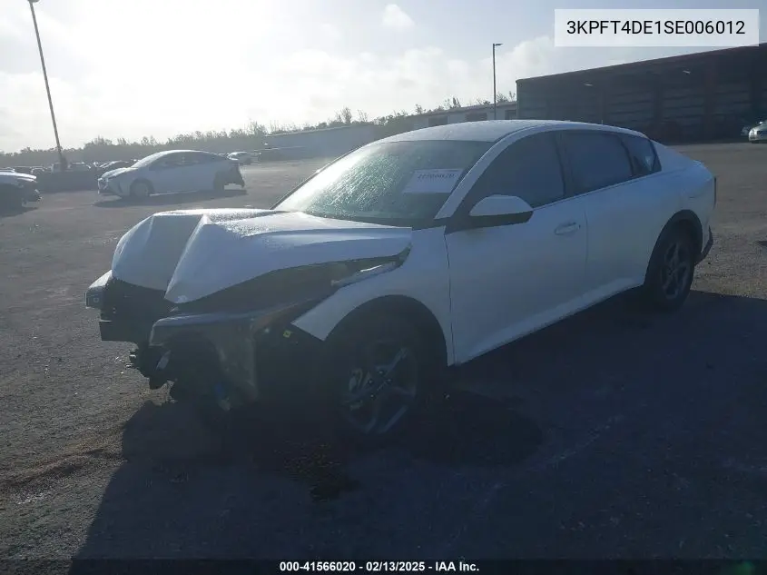 2025 Kia K4 Lxs VIN: 3KPFT4DE1SE006012 Lot: 41566020