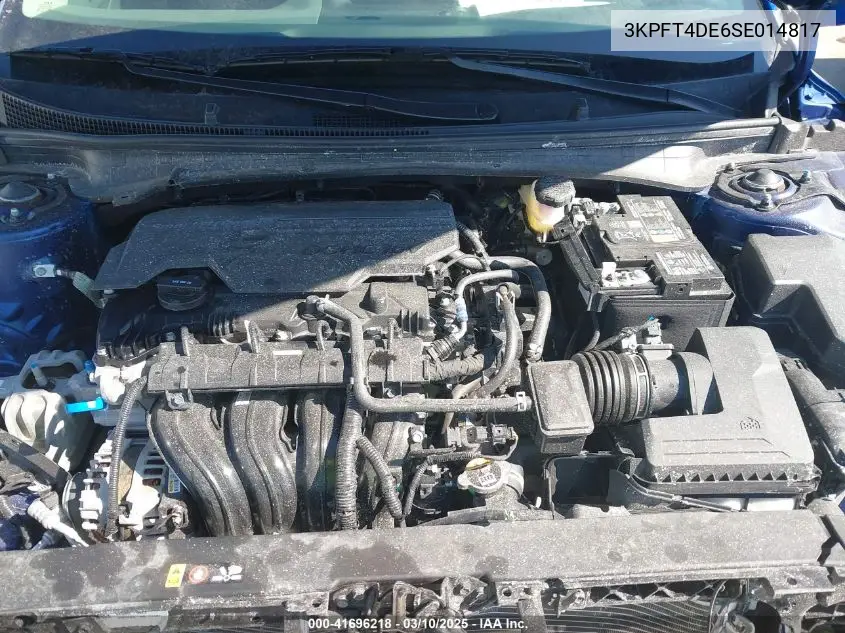 2025 Kia K4 Lxs VIN: 3KPFT4DE6SE014817 Lot: 41696218