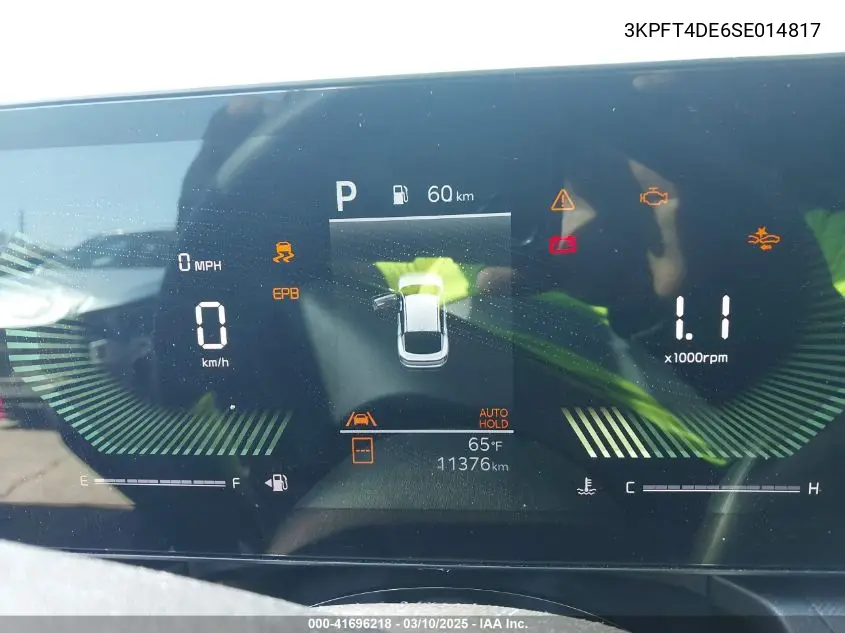 2025 Kia K4 Lxs VIN: 3KPFT4DE6SE014817 Lot: 41696218
