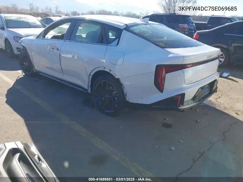 2025 Kia K4 Gt-Line Turbo VIN: 3KPFW4DC7SE069685 Lot: 41699551