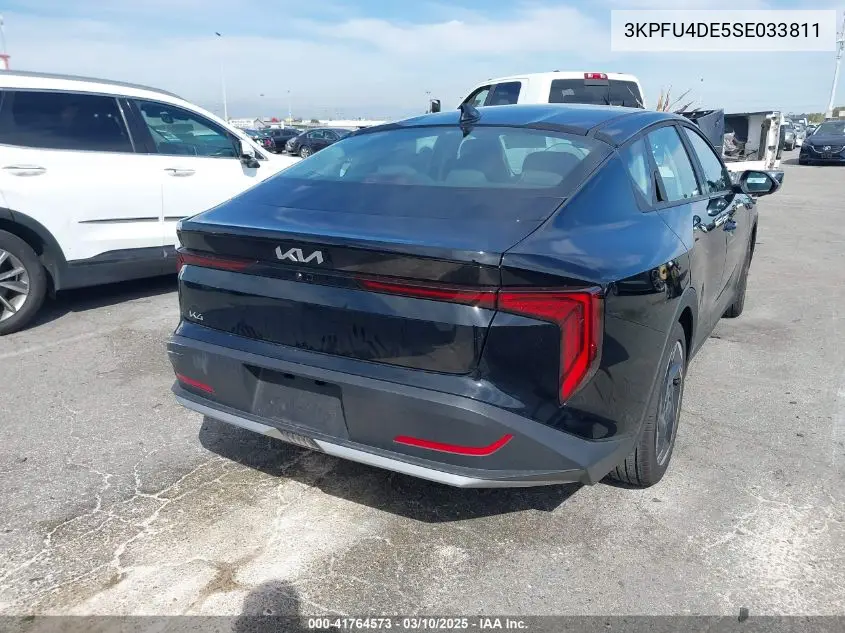 2025 Kia K4 Ex VIN: 3KPFU4DE5SE033811 Lot: 41764573