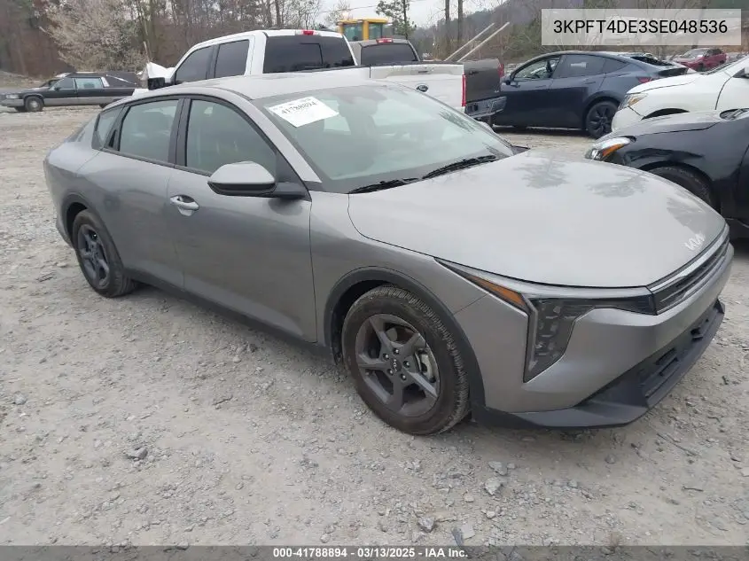 2025 Kia K4 Lxs VIN: 3KPFT4DE3SE048536 Lot: 41788894