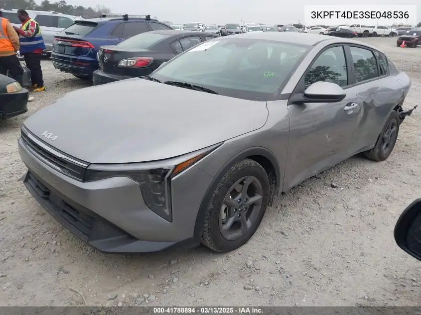 2025 Kia K4 Lxs VIN: 3KPFT4DE3SE048536 Lot: 41788894