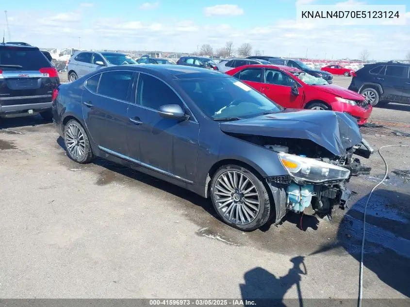 2014 Kia Cadenza Premium VIN: KNALN4D70E5123124 Lot: 41596973