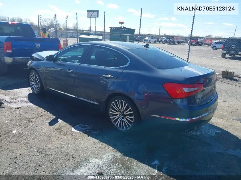 2014 Kia Cadenza Premium VIN: KNALN4D70E5123124 Lot: 41596973