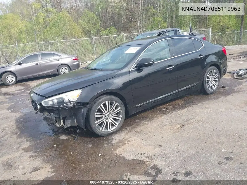 2014 Kia Cadenza Premium VIN: KNALN4D70E5119963 Lot: 41879528