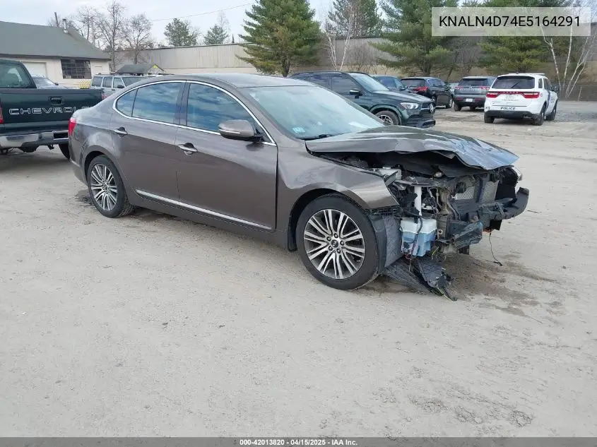 2014 Kia Cadenza Premium VIN: KNALN4D74E5164291 Lot: 42013820