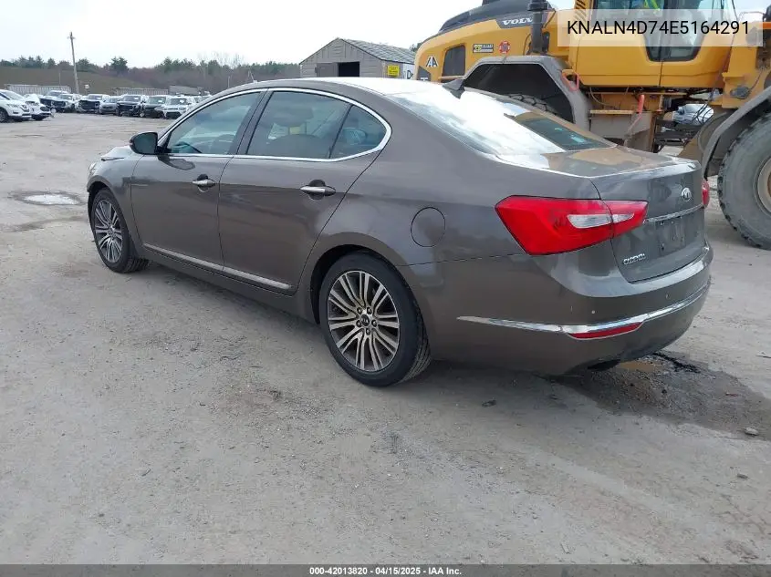 2014 Kia Cadenza Premium VIN: KNALN4D74E5164291 Lot: 42013820