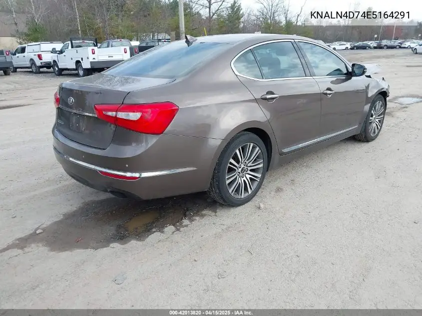 2014 Kia Cadenza Premium VIN: KNALN4D74E5164291 Lot: 42013820