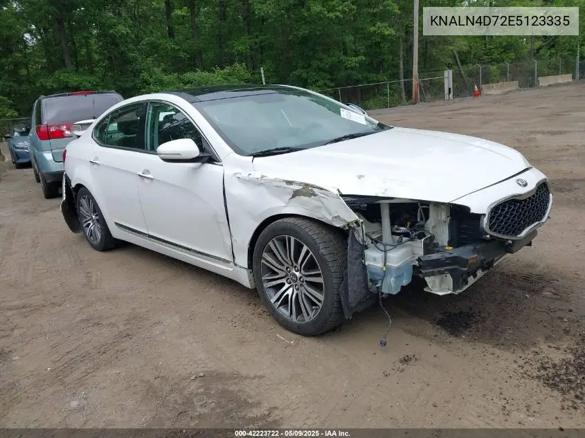 2014 Kia Cadenza Premium VIN: KNALN4D72E5123335 Lot: 42223722
