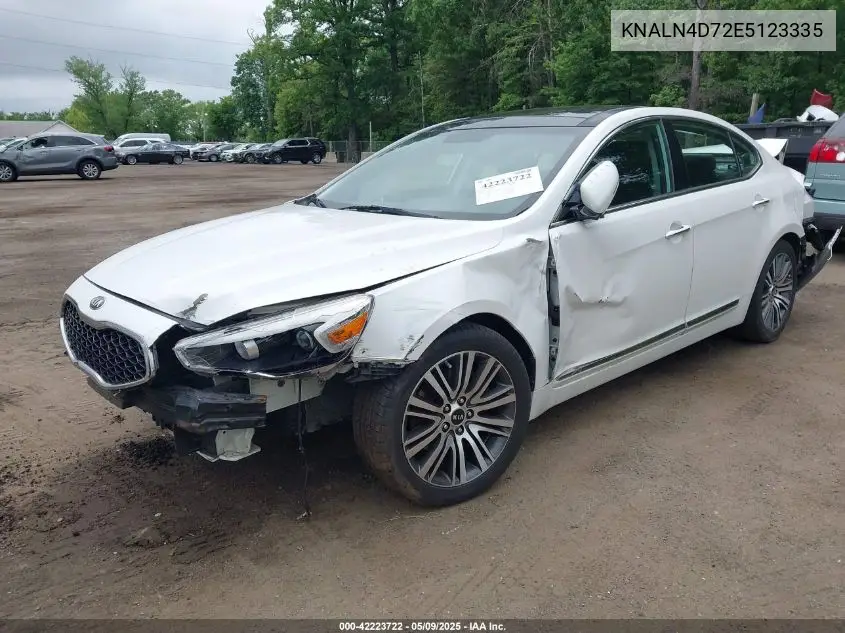 2014 Kia Cadenza Premium VIN: KNALN4D72E5123335 Lot: 42223722