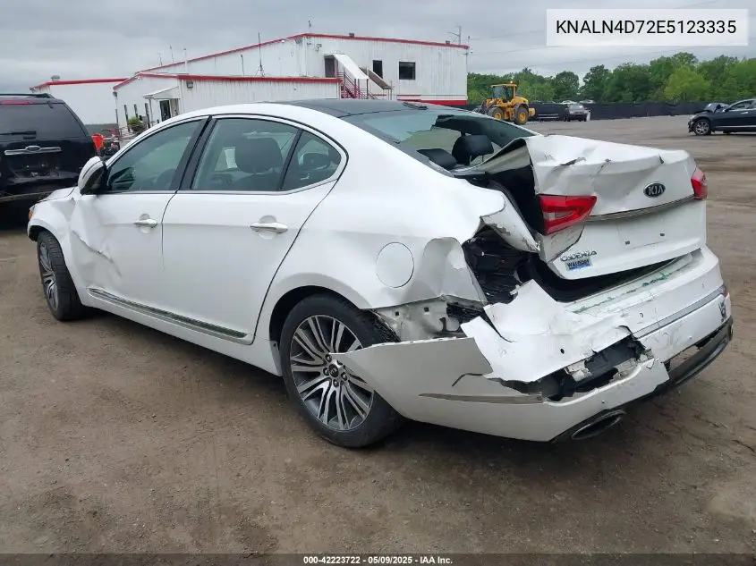 2014 Kia Cadenza Premium VIN: KNALN4D72E5123335 Lot: 42223722