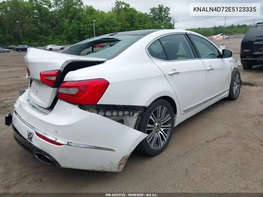 2014 Kia Cadenza Premium VIN: KNALN4D72E5123335 Lot: 42223722