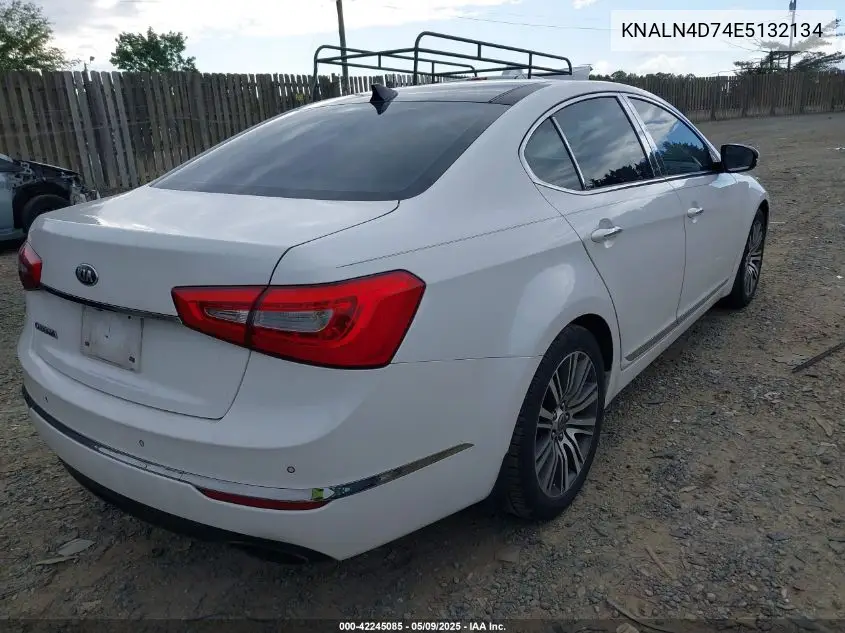 2014 Kia Cadenza Premium VIN: KNALN4D74E5132134 Lot: 42245085