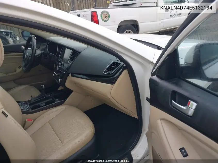 2014 Kia Cadenza Premium VIN: KNALN4D74E5132134 Lot: 42245085