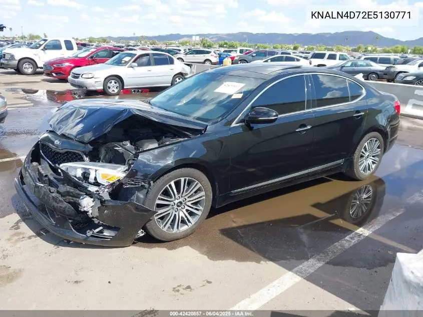 2014 Kia Cadenza Premium VIN: KNALN4D72E5130771 Lot: 42420857