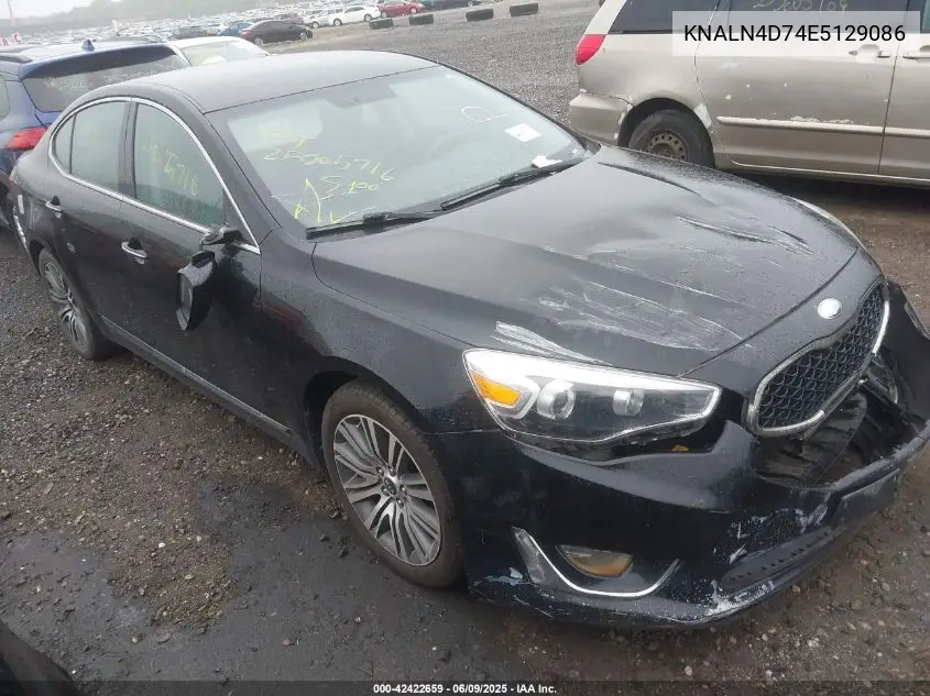 2014 Kia Cadenza Premium VIN: KNALN4D74E5129086 Lot: 42422659