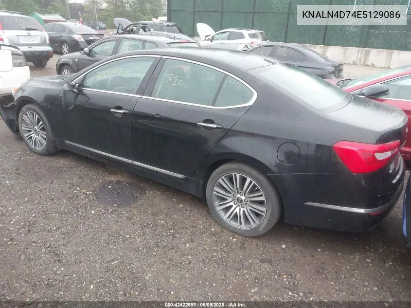 2014 Kia Cadenza Premium VIN: KNALN4D74E5129086 Lot: 42422659