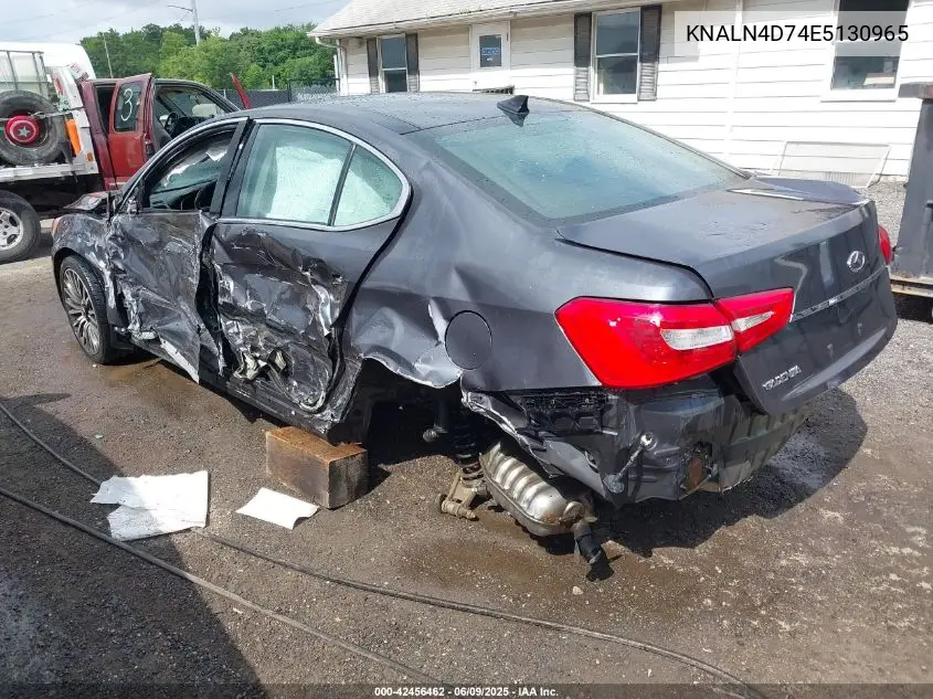 2014 Kia Cadenza Premium VIN: KNALN4D74E5130965 Lot: 42456462