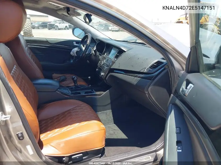 2014 Kia Cadenza Premium VIN: KNALN4D72E5147151 Lot: 42477401