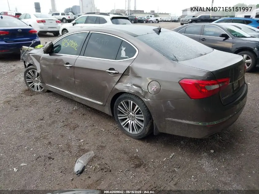 2014 Kia Cadenza Premium VIN: KNALN4D71E5151997 Lot: 42509042
