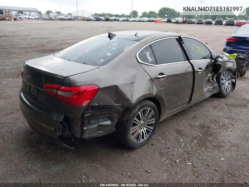 2014 Kia Cadenza Premium VIN: KNALN4D71E5151997 Lot: 42509042