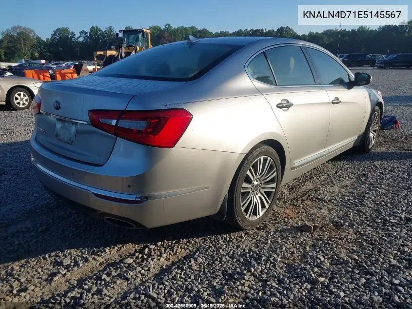 2014 Kia Cadenza Premium VIN: KNALN4D71E5145567 Lot: 42550909