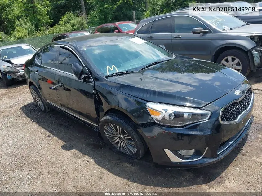 2014 Kia Cadenza Premium VIN: KNALN4D70E5149268 Lot: 42589518