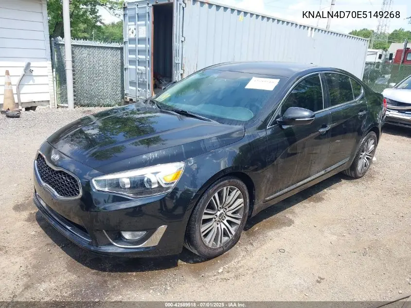 2014 Kia Cadenza Premium VIN: KNALN4D70E5149268 Lot: 42589518