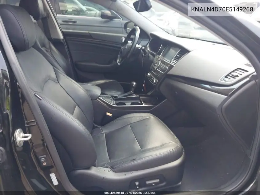 2014 Kia Cadenza Premium VIN: KNALN4D70E5149268 Lot: 42589518
