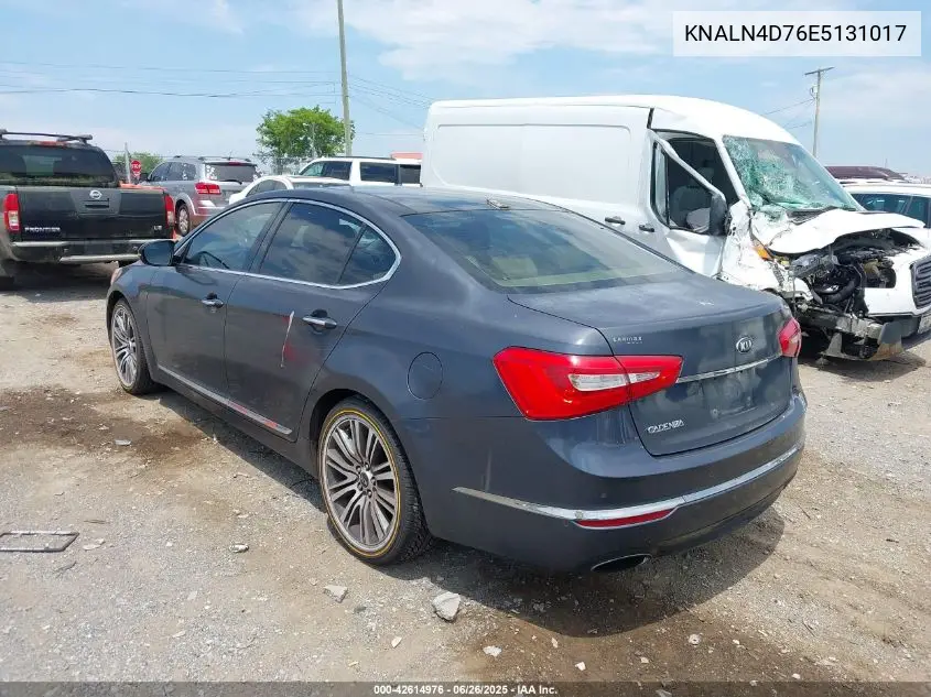 2014 Kia Cadenza Premium VIN: KNALN4D76E5131017 Lot: 42614976