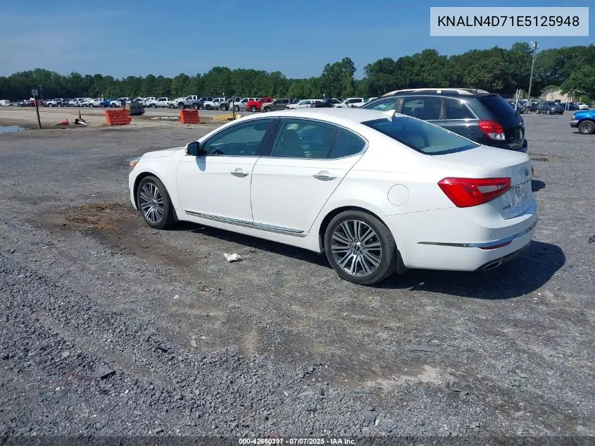 2014 Kia Cadenza Premium VIN: KNALN4D71E5125948 Lot: 42660397