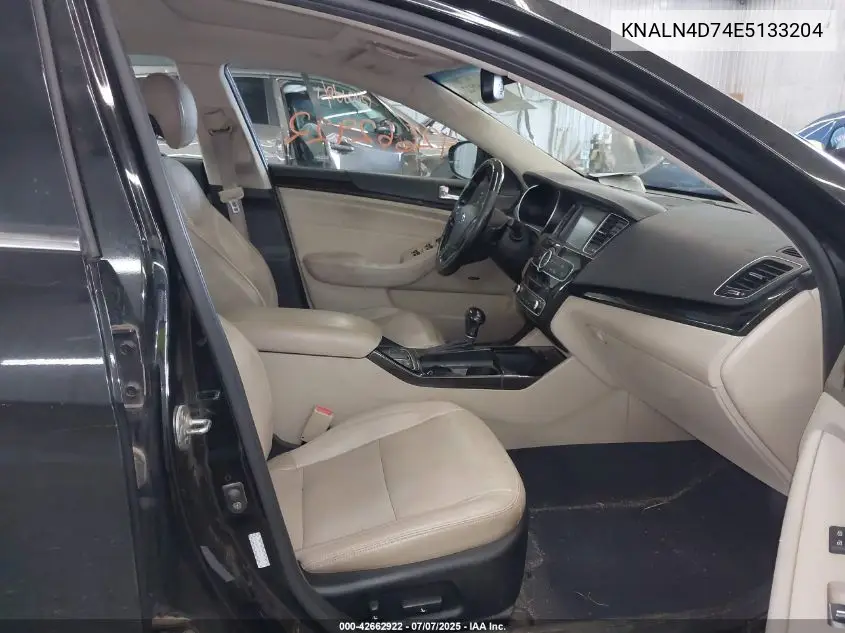 2014 Kia Cadenza Premium VIN: KNALN4D74E5133204 Lot: 42662922