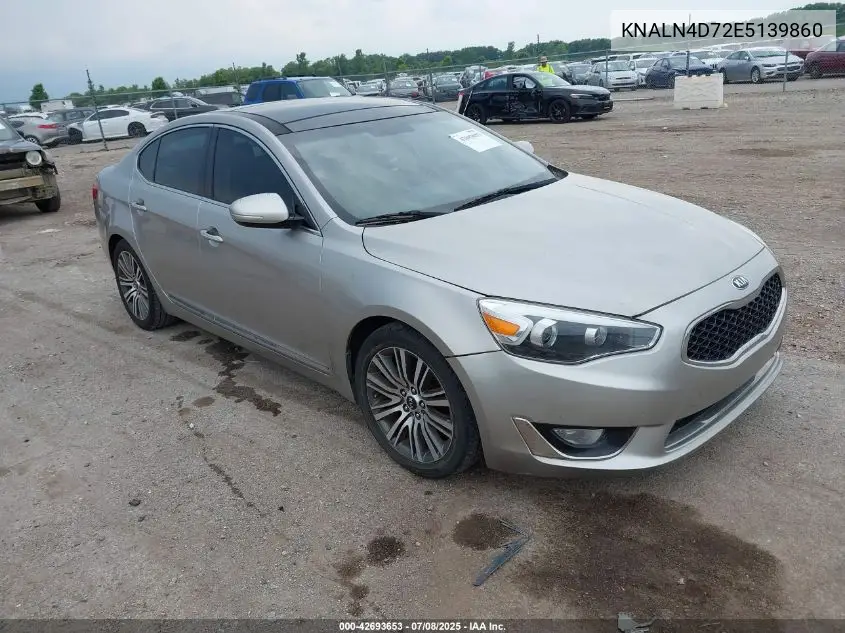 2014 Kia Cadenza Premium VIN: KNALN4D72E5139860 Lot: 42693653