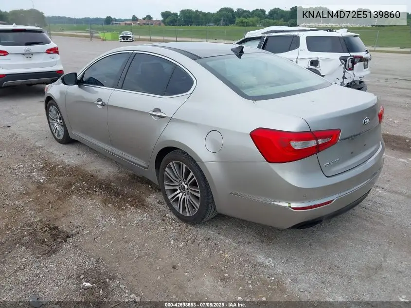 2014 Kia Cadenza Premium VIN: KNALN4D72E5139860 Lot: 42693653