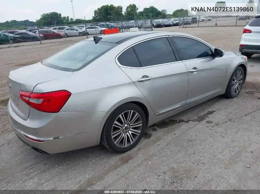 2014 Kia Cadenza Premium VIN: KNALN4D72E5139860 Lot: 42693653